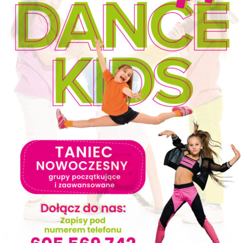 DANCE KIDS – nowe zajęcia taneczne dla najmłodszych!